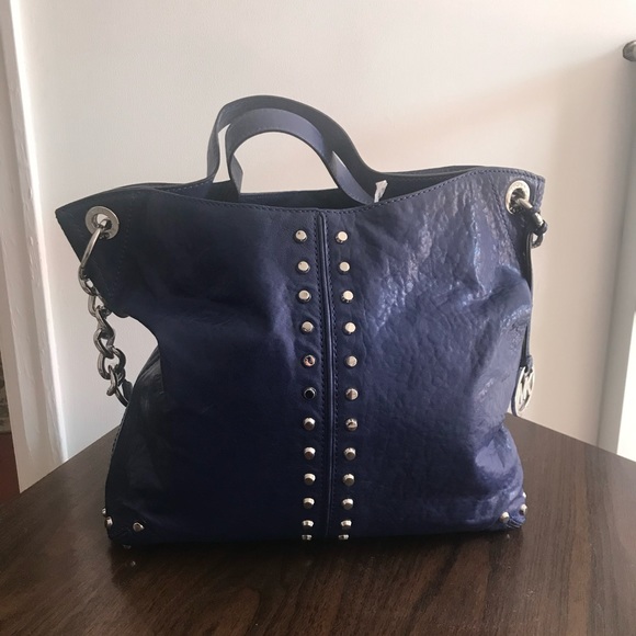 NWT Michael Kors Cobalt Purse - Picture 2 of 10